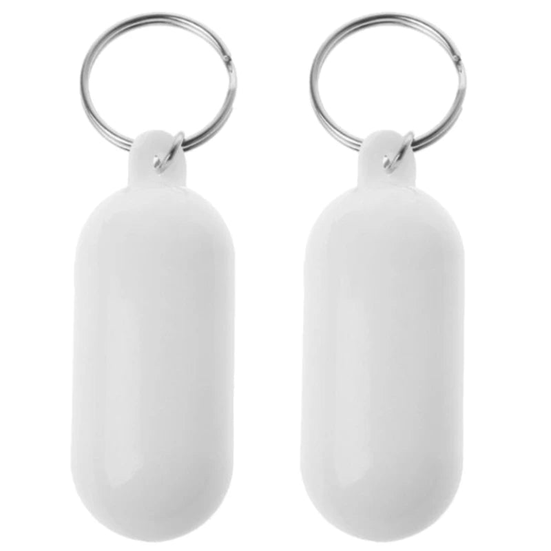 2x Kayak Floating Keyring Buoyant Key Rings Marine Sailings Boat Float Keychain