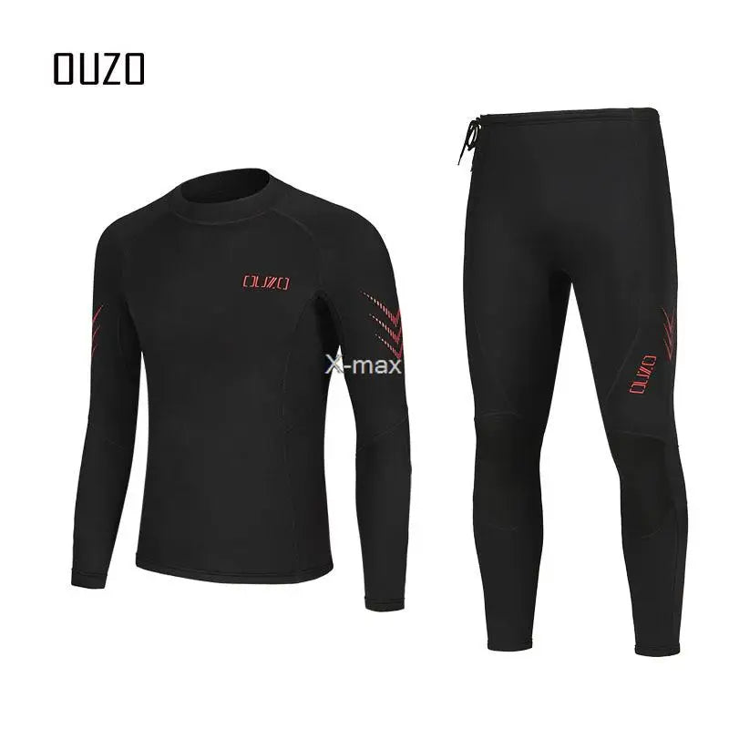 Winter 1.5MM Men Wetsuit Neoprene Underwater Kitesurf Surf Surfing Spearfishing Jacket Pants Clothes Wet Suit