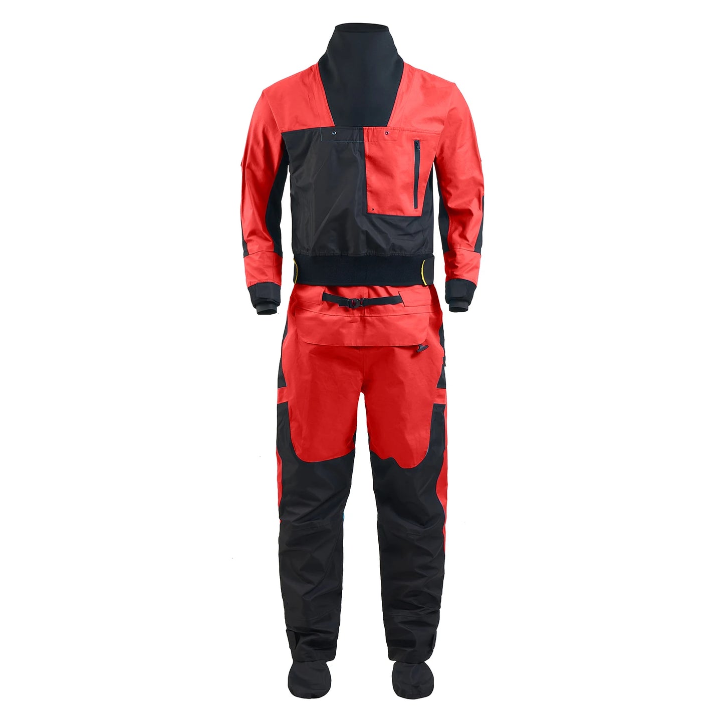 Men Drysuits Latex Cuff and Splash Collar Flatwater Paddling Waterproof Breathable Dry Suit DM32