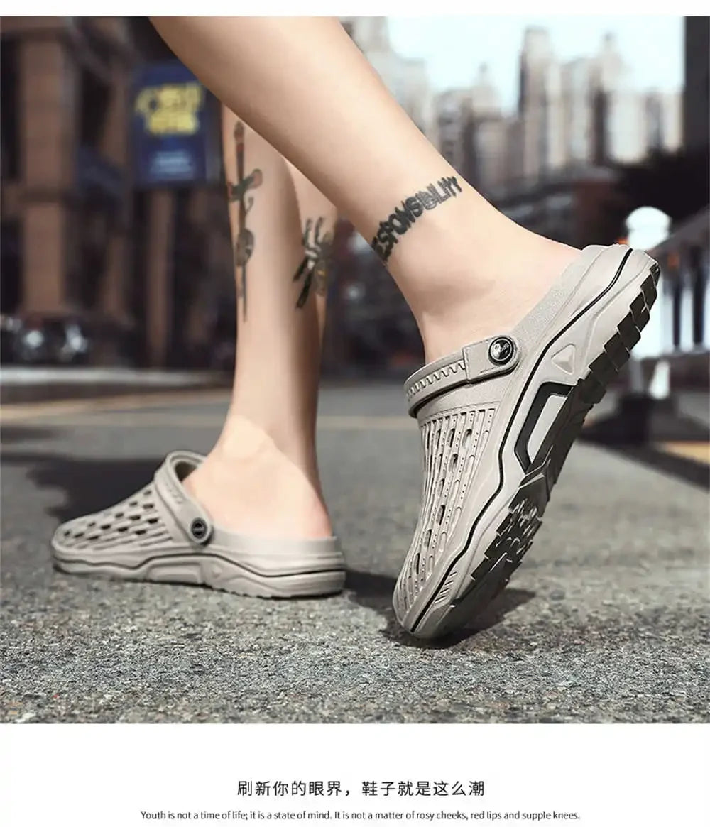 Perforated Slip-resistant Brand Tennis For Men Shoes Sandals Funny Slippers For Men Sneakers Sport Casuals Sport Best