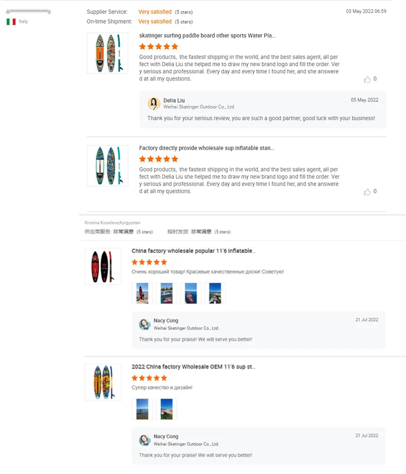 Skatinger Inflatable Foil Board Wingsurfing  HydroFoil surf boards inflatable sup kitesurfing foil board 145l