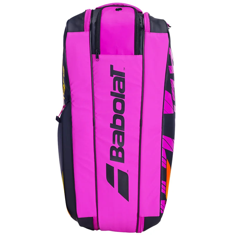 Original Babolat Pure Aero Rafa Tennis Bag 6R 12R Large Capacity Adult Court Tennis Racket Backpack High Fashion Tenis Sport Bag