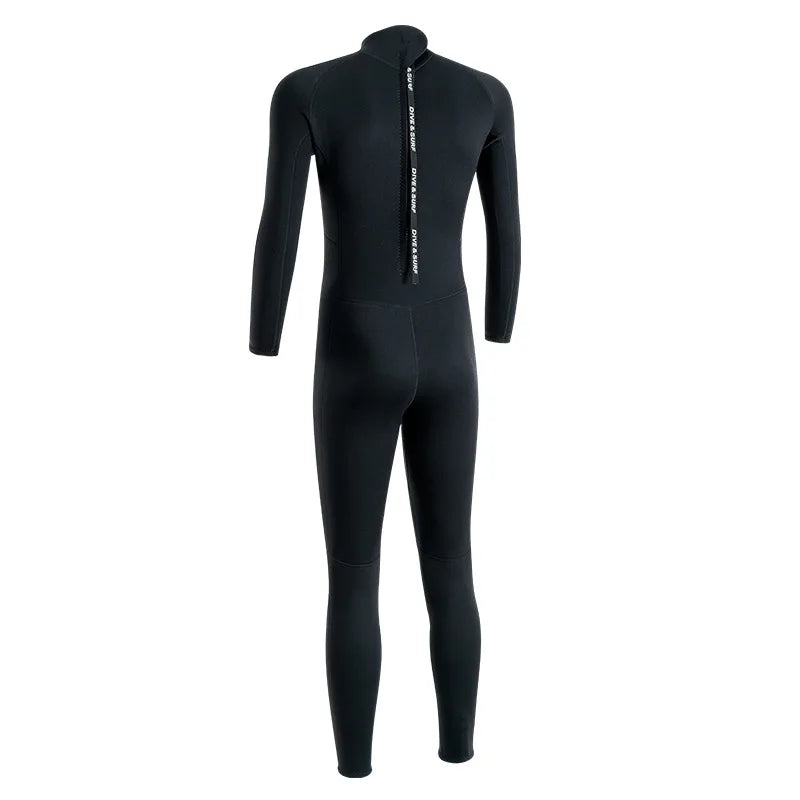 3MM Wetsuits Men Neoprene Diving Surfing Swimming Full Suits Cold Water Keep Warm Zipper Water Sports Full Diver Suit