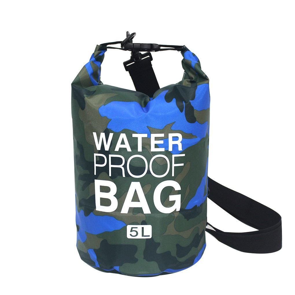 30l à prova dwaterproof água saco de natação saco seco camuflagem cores pesca barco caiaque armazenamento deriva rafting saco 2l 5l 10l 15l 20l