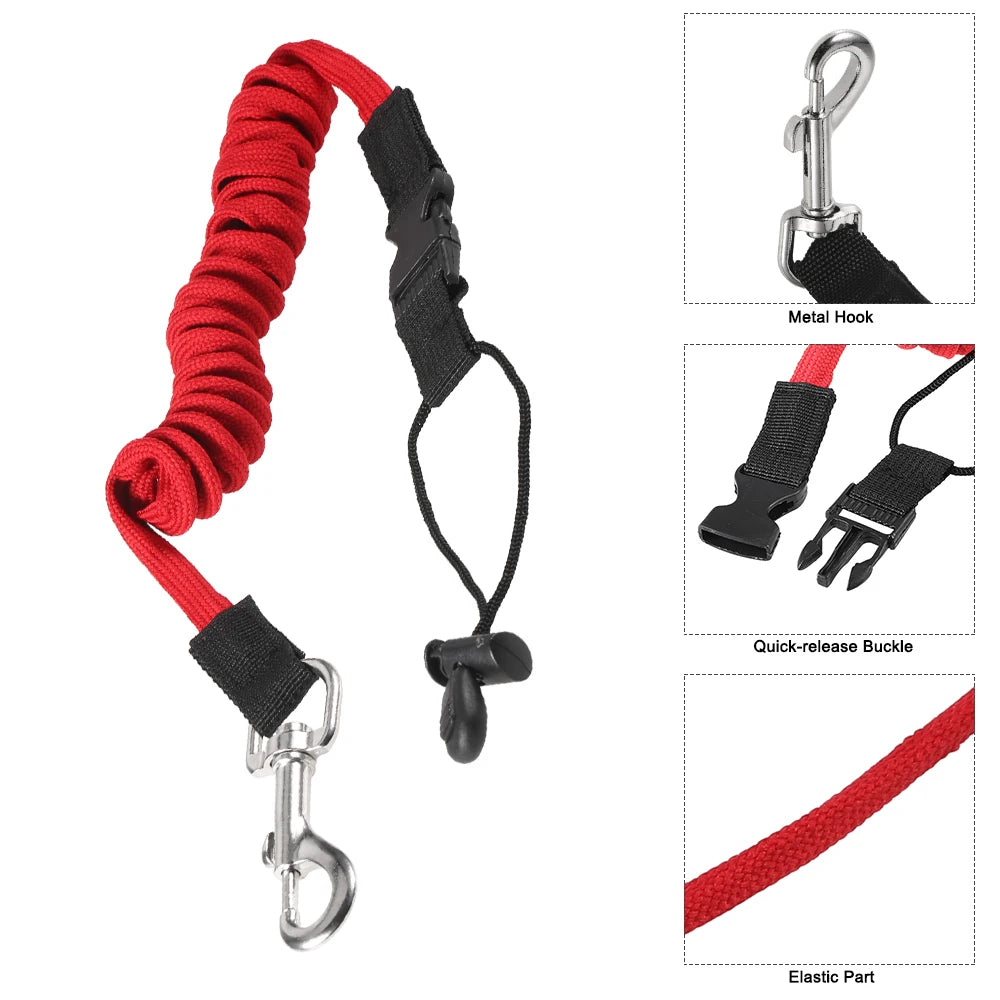 Kayak Paddle Leash Surfboard Surfing Rope Safety Leash Rowing Boats Lanyard Fishing Rod Canoe Accessories