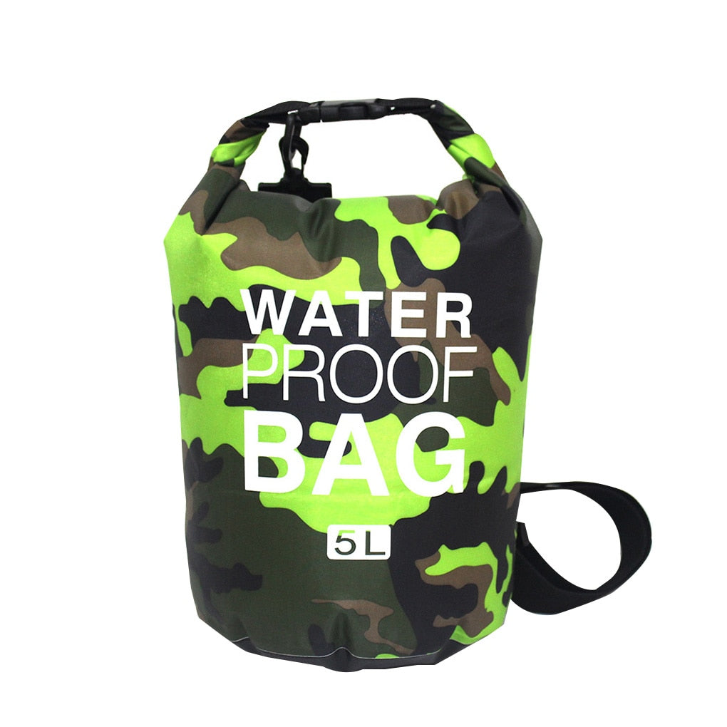 30l à prova dwaterproof água saco de natação saco seco camuflagem cores pesca barco caiaque armazenamento deriva rafting saco 2l 5l 10l 15l 20l