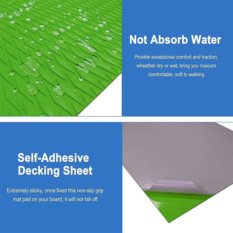 1200x550x5mm EVA Traction Foam Surfboard Jet Skis Pads SUP Paddleboard Boat Deck Sheet Anti Skid Water Sport Flooring