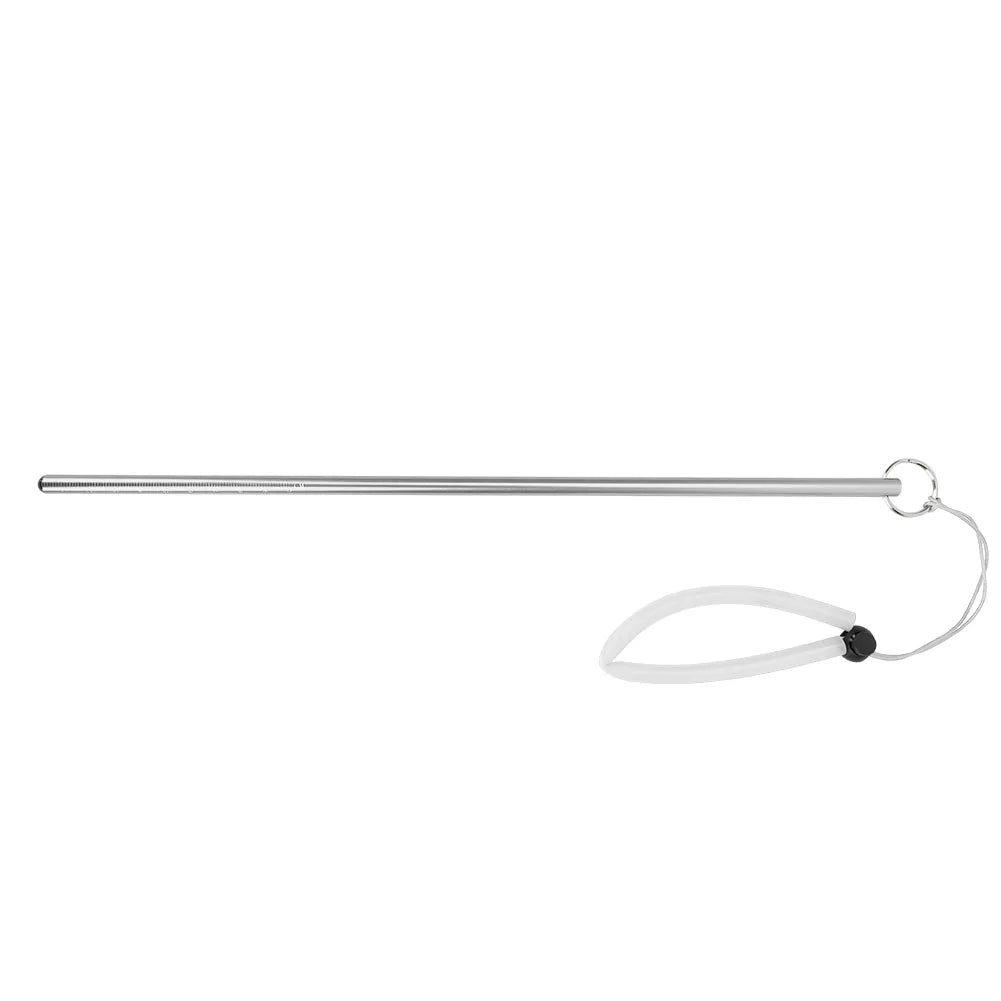 Aluminum Alloy Diving Rod Diving Rod Diving Stick Scuba Diving Aluminum Alloy Tickle Pointer Stick with Measurement & Lanyard