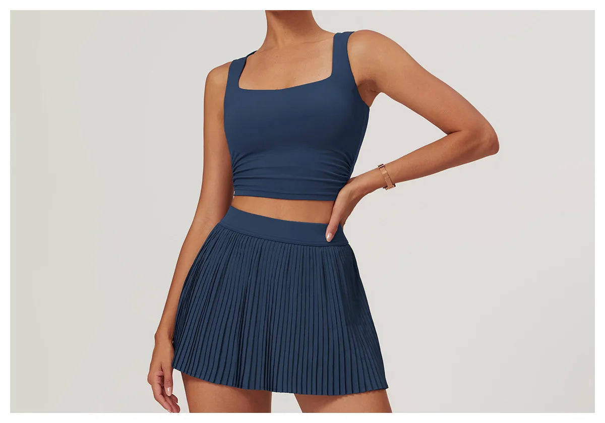 Breathable Sports Bra Anti-Sweat Fitness Top Women High Strength Yoga Bra Shockproof Crop Top Push Up Sport Bra Gym Workout Top