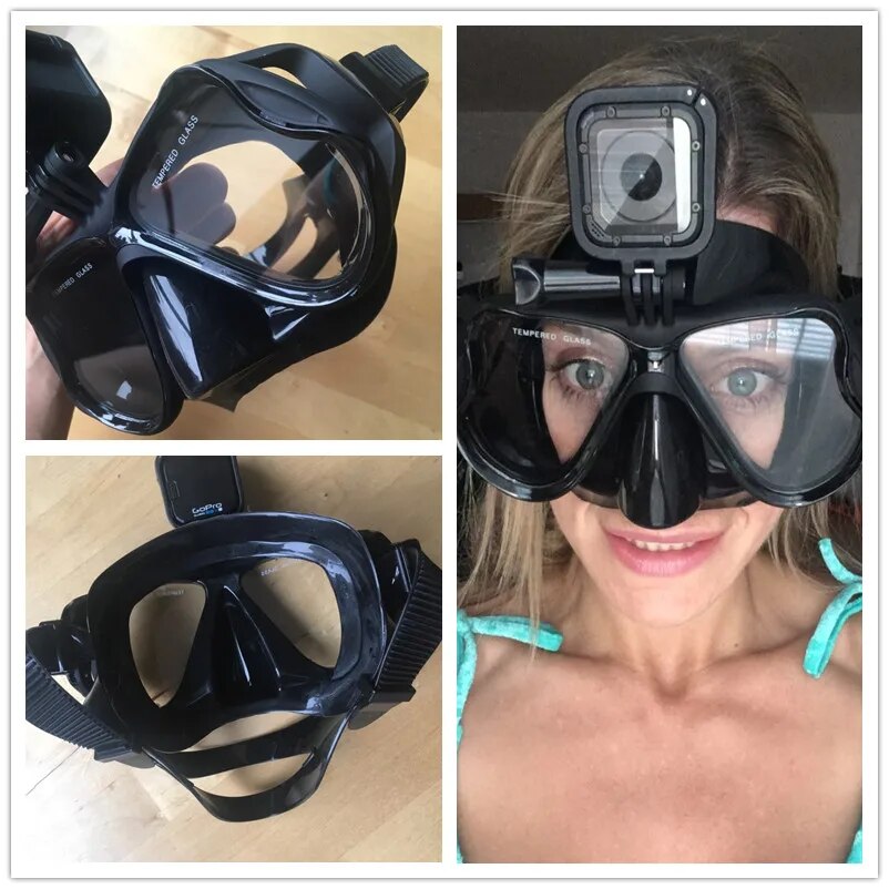 Diving Mask For Dji OSMO Action Waterproof Accessories Underwater Glass Diving Mask for Sports Action Video Cameras Accessories