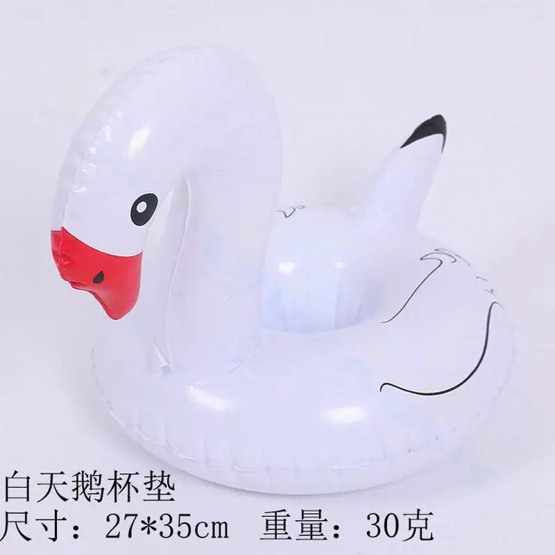 Inflatable Drink Holders Floating Toy Pool Party Bath drinking cup Seat Boat Kids Swimming Inflatable Float Water Fun Pool Toys