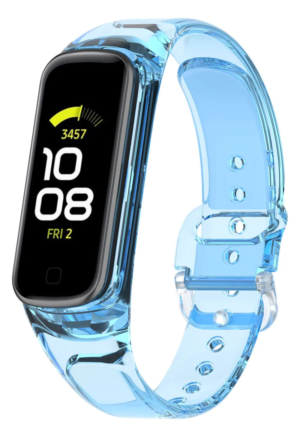Transparent TPU Band For Samsung Galaxy Fit 2 SM-R220 Strap Discoloration In Light Bracelet For Galaxy Fit 2 SM-R220 Watchband