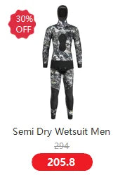 Men Sleeveless Wetsuit Vest Spearfishing Jacket  3mm neoprene swimming open water wet suit black