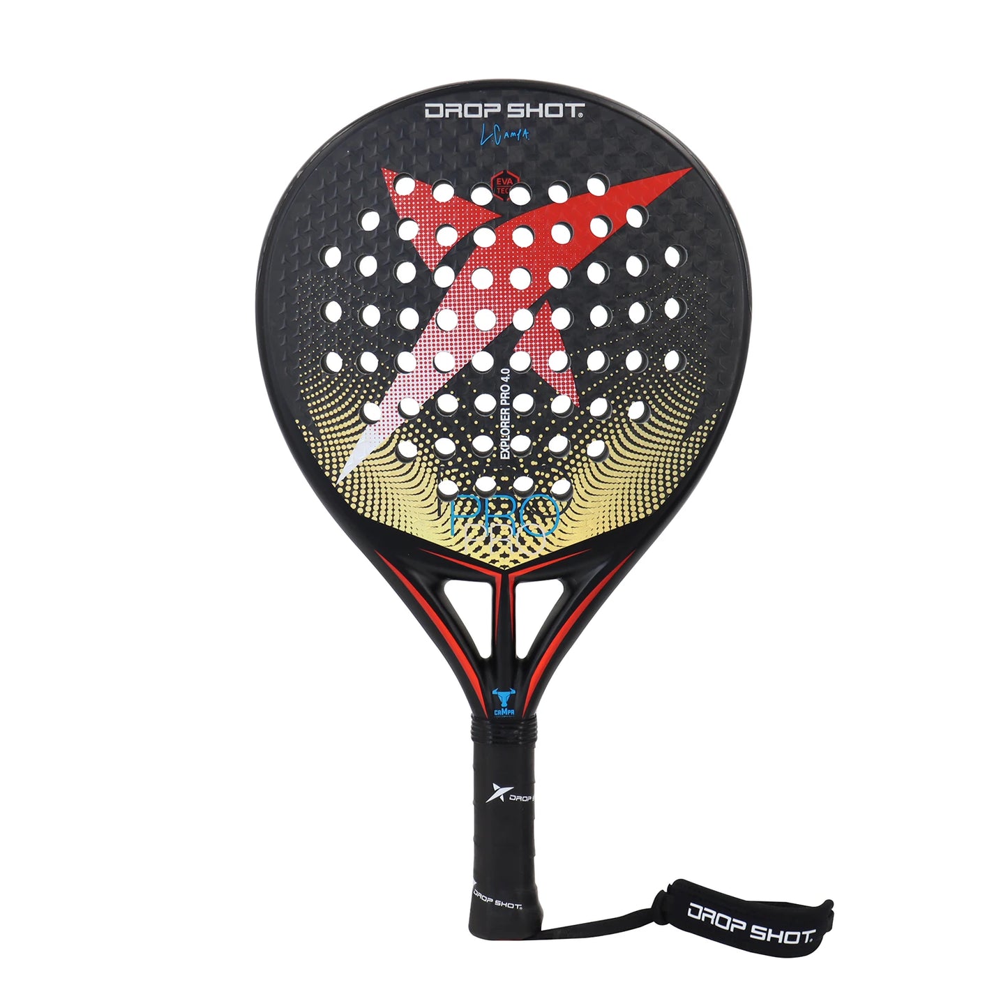 EXPLORER PRO 4.0 Mens Tennis Padel Racket 3K/12K Carbon Fiber EVA Padel Paddle Racket with Cover Bag
