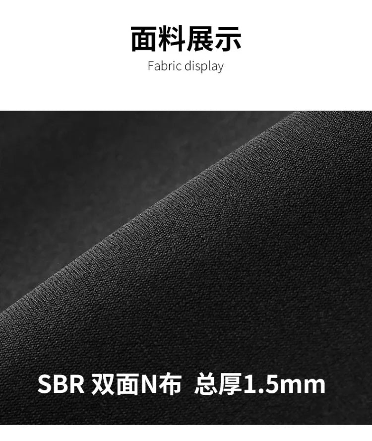 1.5mm wetsuit OUZO split diving top pants men's long sleeve cold protection sunscreen surf suit winter swimsuit scuba diving