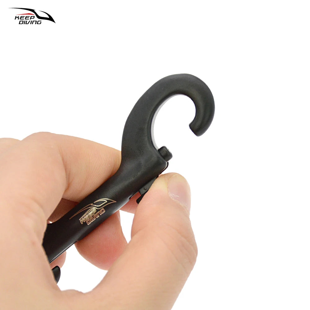 1 PCS KEEP DIVING 316 Stainless Steel Scuba Diving Double Ended Hook Accessory For Equipment BCD Chioce Snap Bolt kit Quick Draw