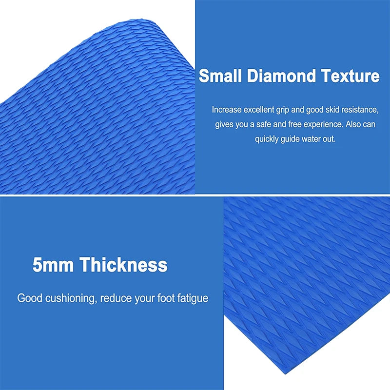 1200x550x5mm EVA Traction Foam Surfboard Jet Skis Pads SUP Paddleboard Boat Deck Sheet Anti Skid Water Sport Flooring