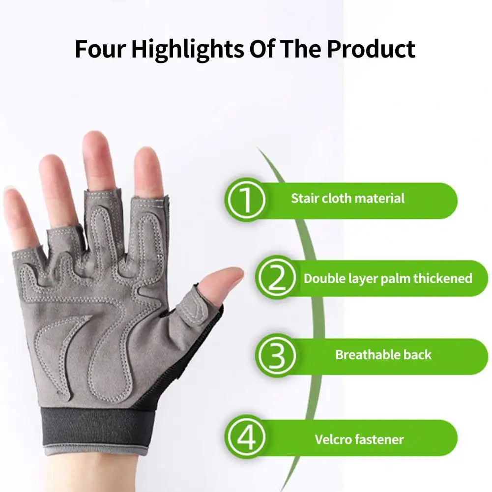 Ridding Gloves 1 Pair Comfortable Fastener Tape Impact Resistant  Heavy-Duty Sure Grip Fishing Gloves Sports Protective Gear