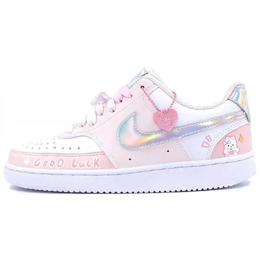 【Customize】Nike Court Vision 1 Skateboarding Shoes Women's Sneakers shoes CW5596-100