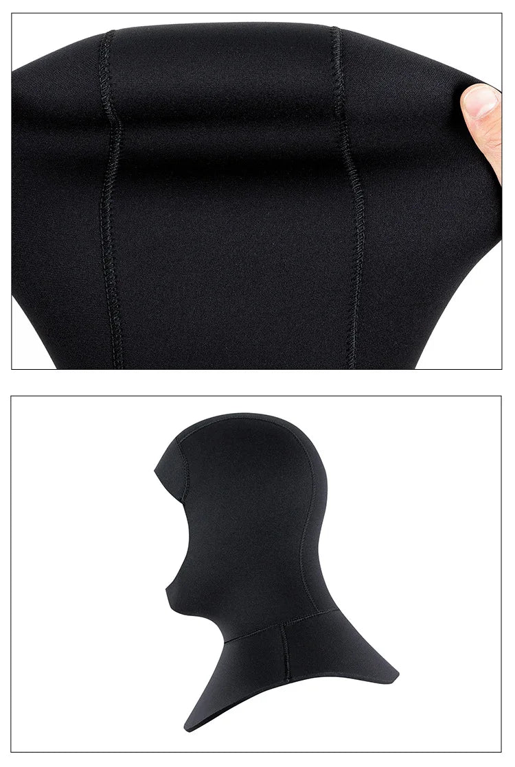 Neoprene Cap 3mm 5mm Swimming Hat With Shoulder For Men Women Protect Head Diving Scuba Spearfishing Hood Surf Helmet Accessorie