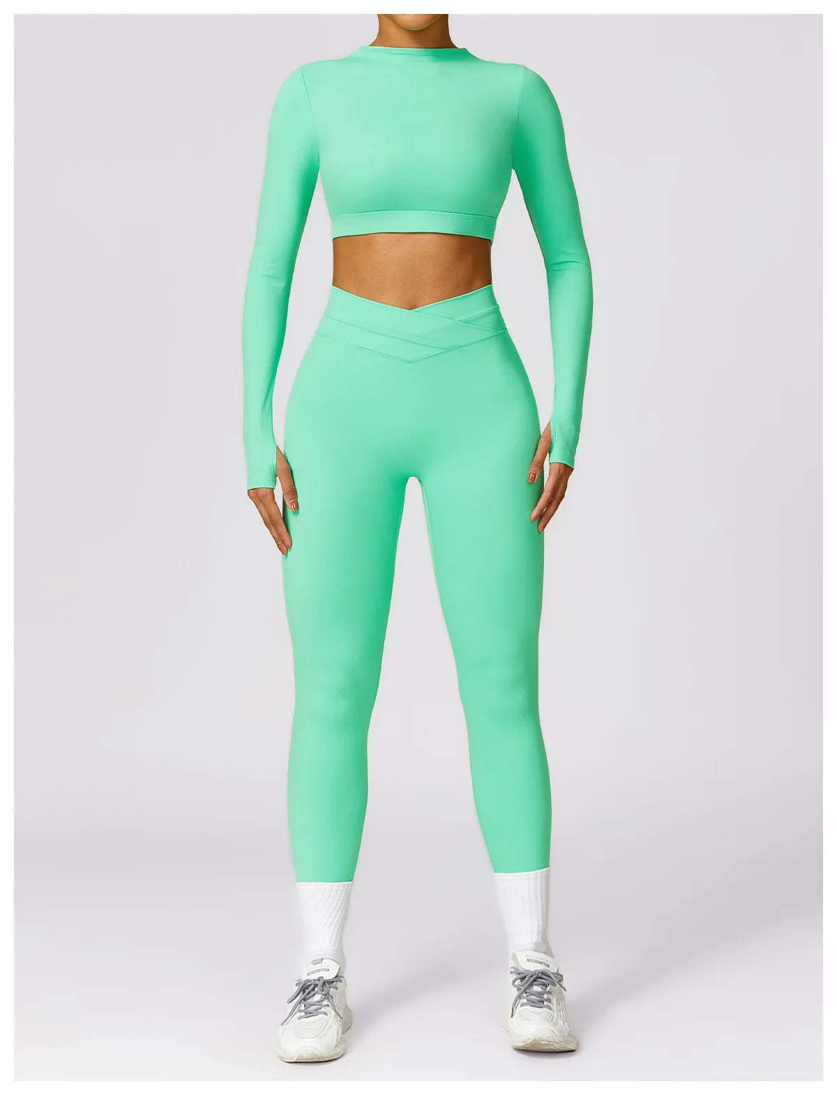 New Sexy Backless Gym Top Women Fitness Crop Yop Quick Dry Sportswear Women Workout Top Long Sleeve Yoga Clothes With chest pads