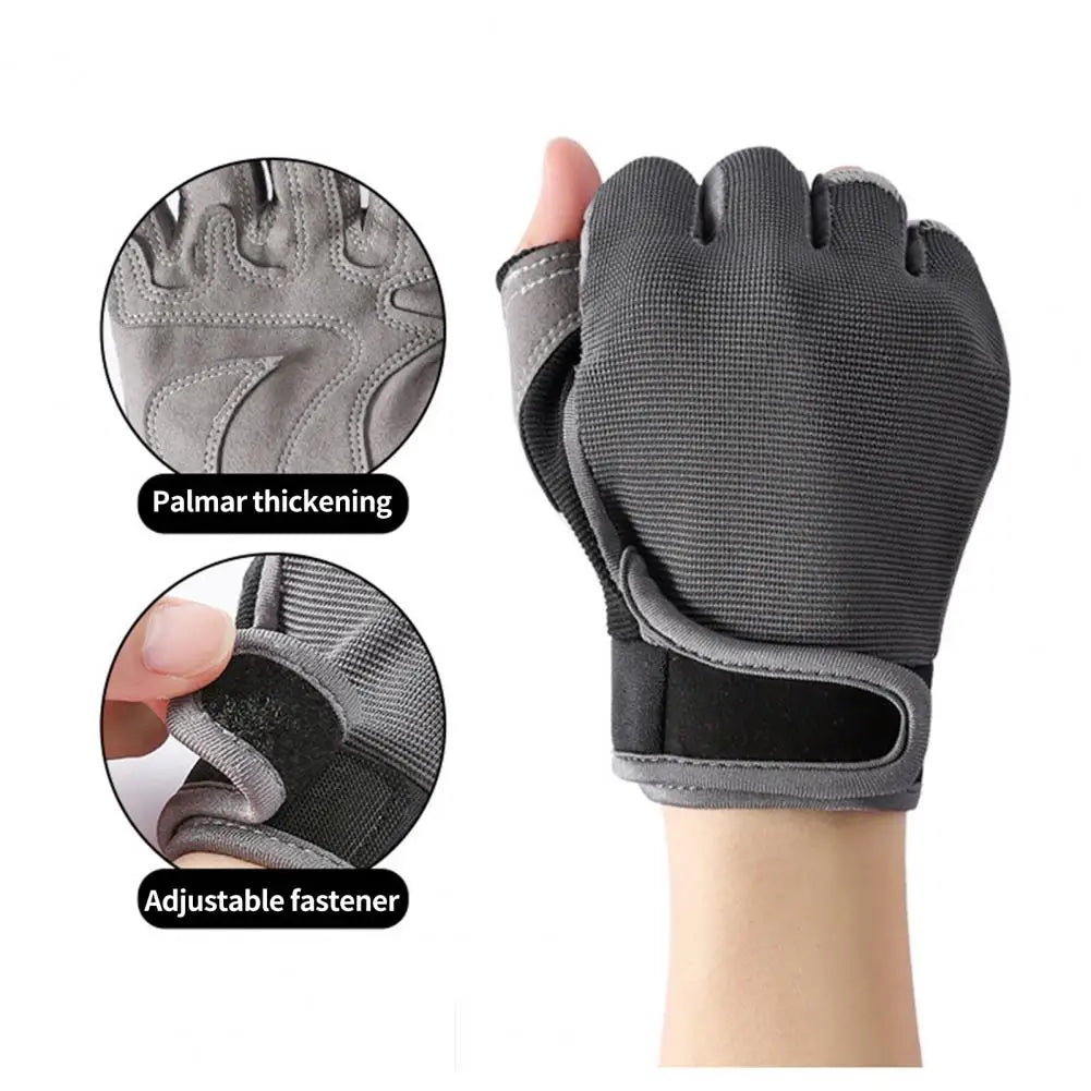 Ridding Gloves 1 Pair Comfortable Fastener Tape Impact Resistant  Heavy-Duty Sure Grip Fishing Gloves Sports Protective Gear