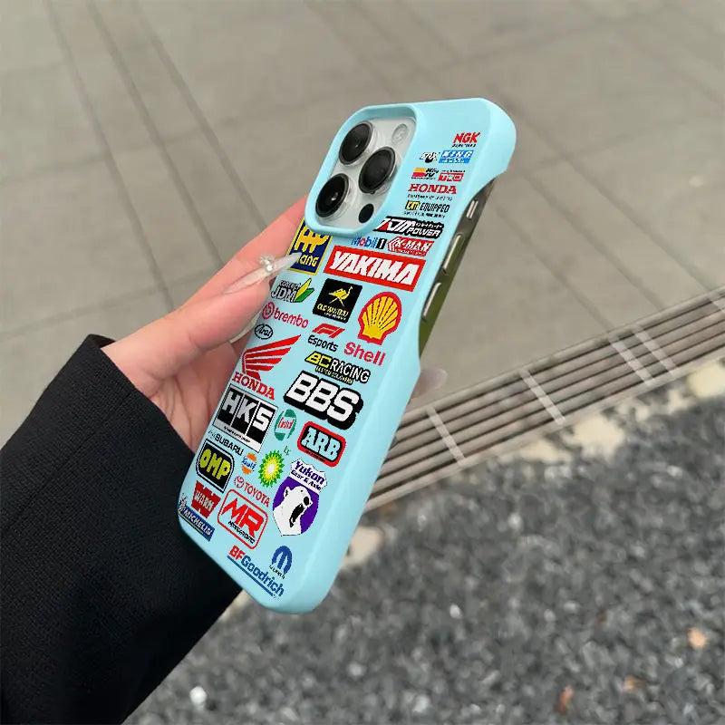 Car logo For IPhone 16 Pro Max Phone Case Borderless 15 Pro 14 13 12 Anti Drop 11 XS Silicone Shockproof TPU Soft Cover