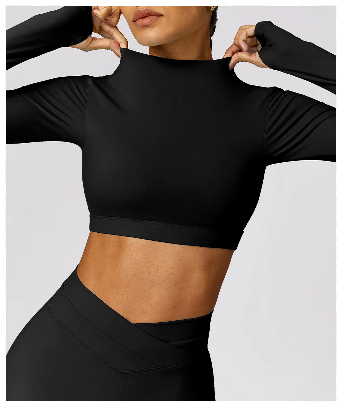 New Sexy Backless Gym Top Women Fitness Crop Yop Quick Dry Sportswear Women Workout Top Long Sleeve Yoga Clothes With chest pads