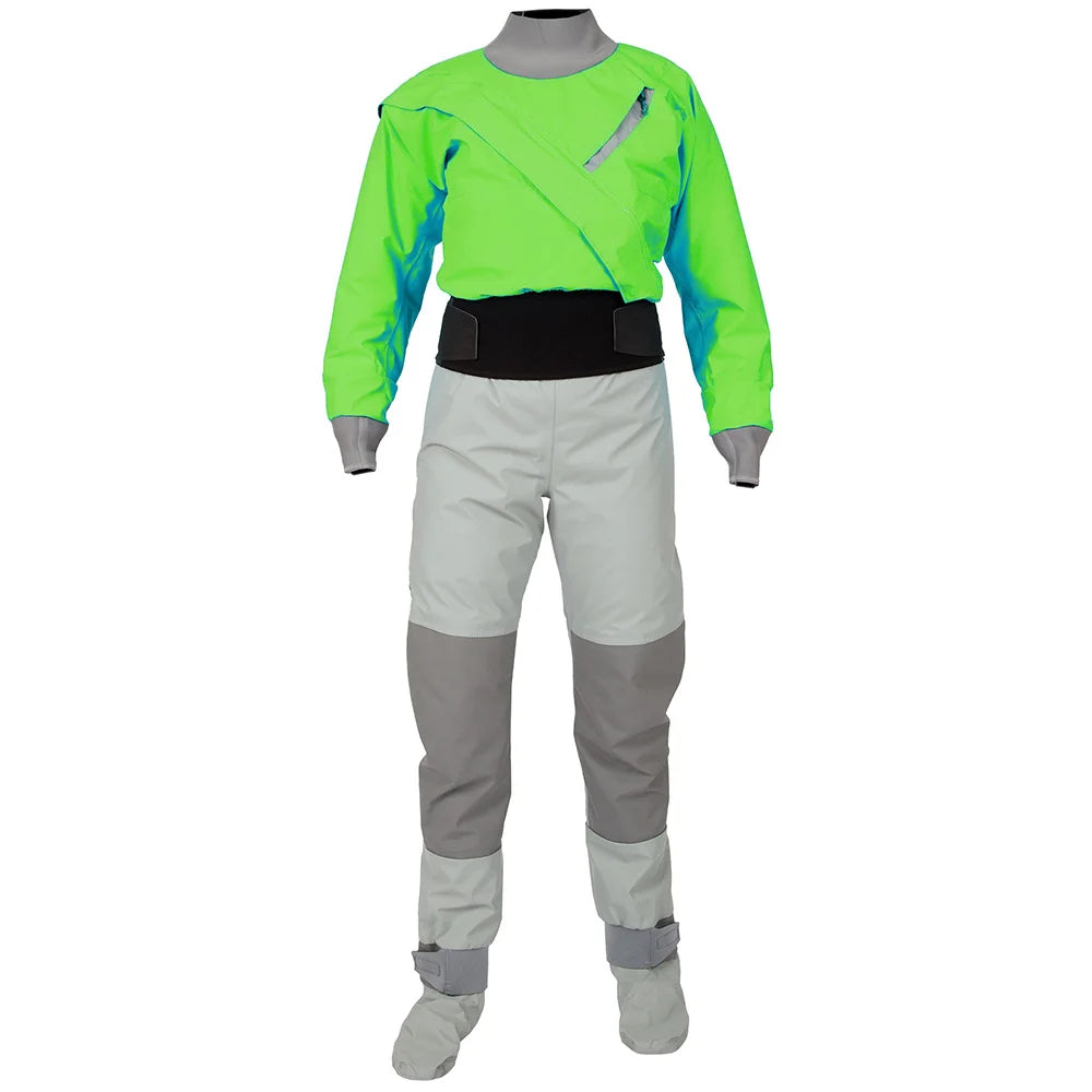 Women's Waterproof and Breathable Padded Dry Suit, Latex Neck, Sleeve Cover, Kayaking, Fishing, Surfing, W18