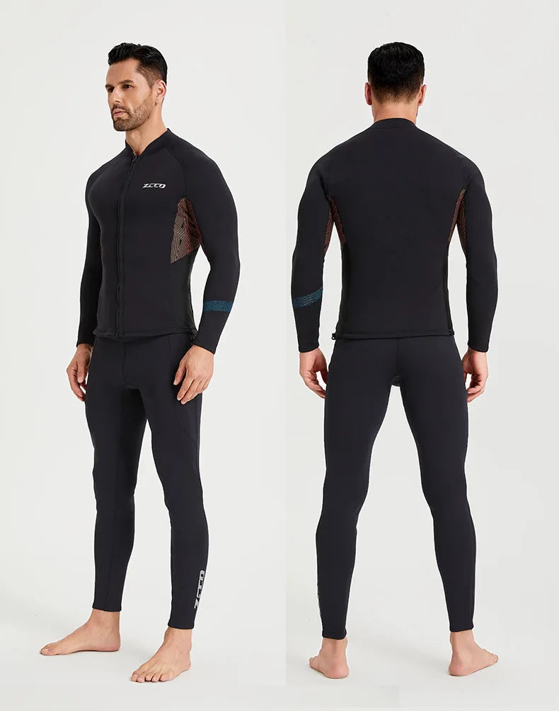 Wetsuit Surf Suit 1.5mm Neopreno Pant Top Men Women Scuba Diving Suit Roupa De Mergulho Swimwear Winter Kitesurf Rash Guards