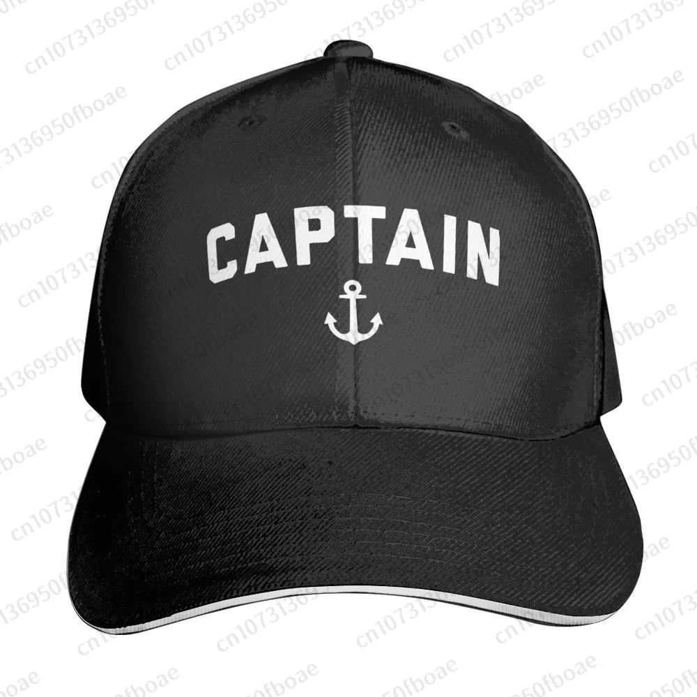 Captain Nautical Quote Baseball Caps Hip Hop Sandwich Cap Men Women Adjustable Outdoor Sport Hats