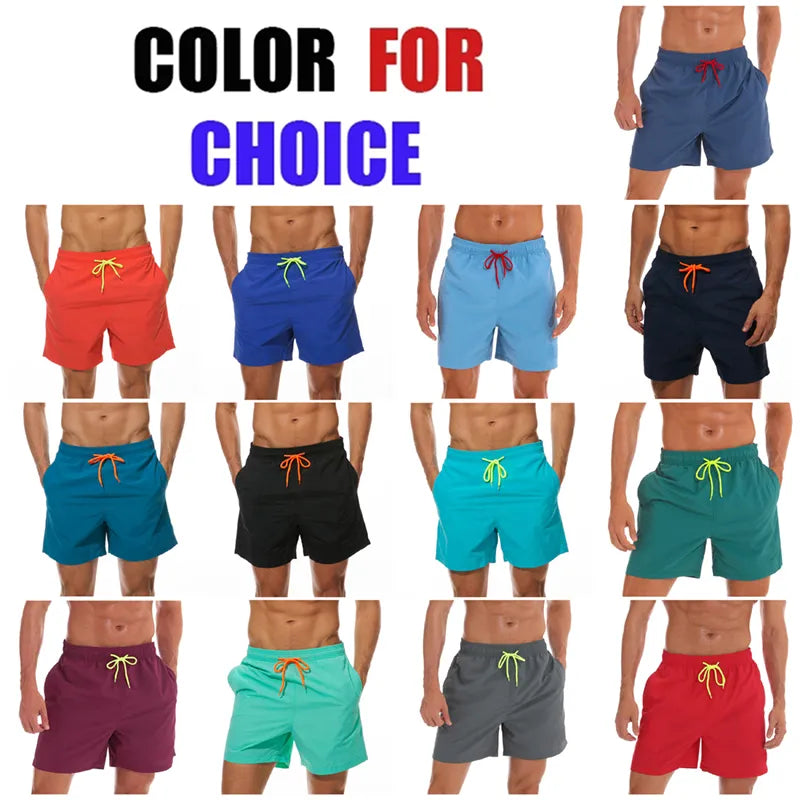 Escatch 2023 New Quick Dry Mens Swimsuits Summer Man Board Shorts Surf Swimwear Beach Athletic Running Gym Pants