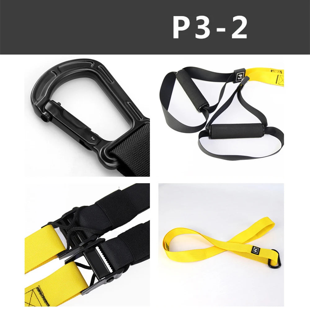 Home Use Hanging Training Band Yoga Fitness Band P3-trx Resistance Device Hanging Pulling Rope Fitness Suspension Exercise Belt