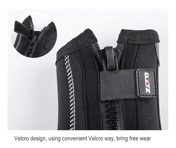 5MM Neoprene Water Sports UnderWater Hunting Spearfishing Swim Diving Boots With Side Zipper Scuba Kayaking Snorkeling Shoes