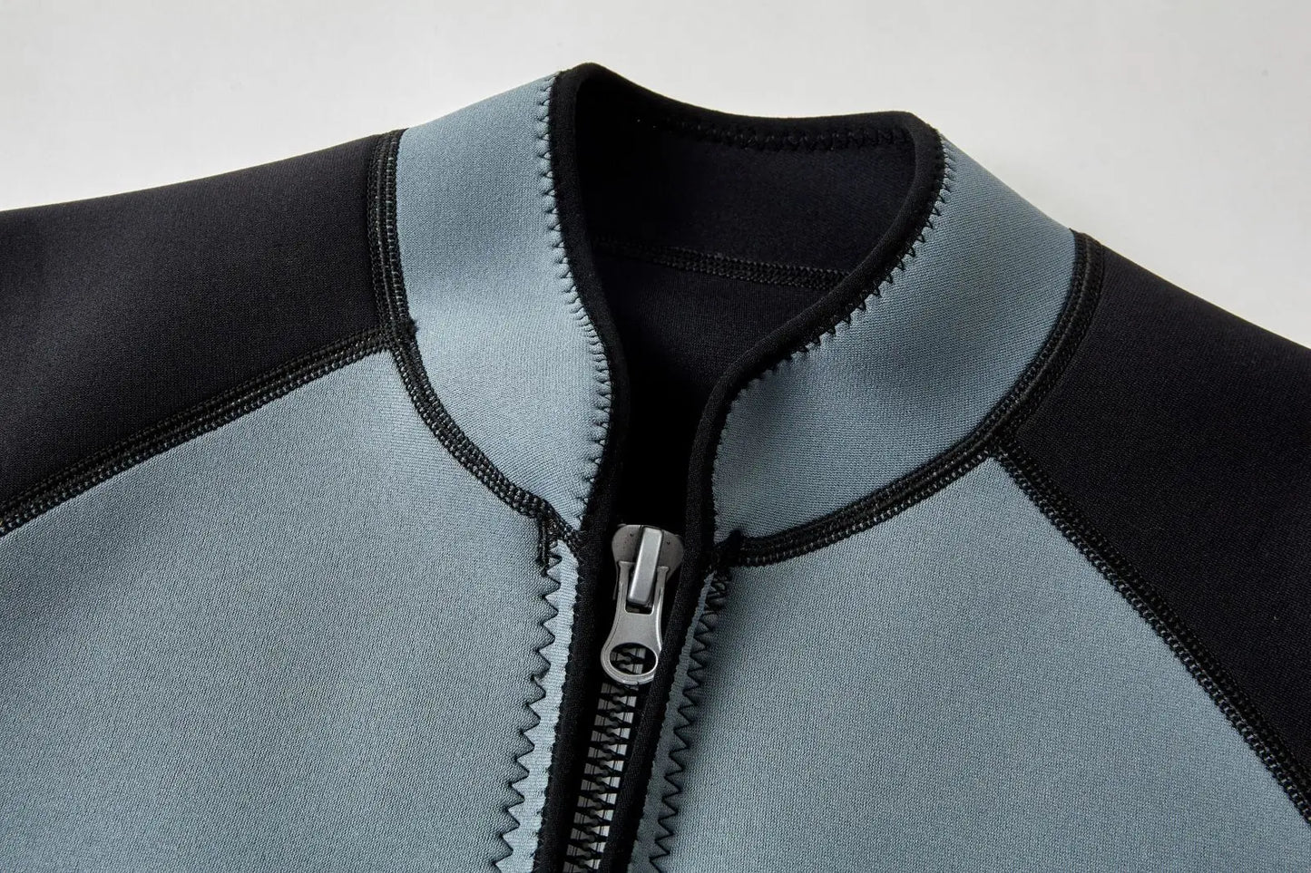 Oulylan Warm Water Sports Surf Diving Swimming Men's Split Long Sleeve Surf Snorkel Top Jacket 2mm Neoprene Wetsuit