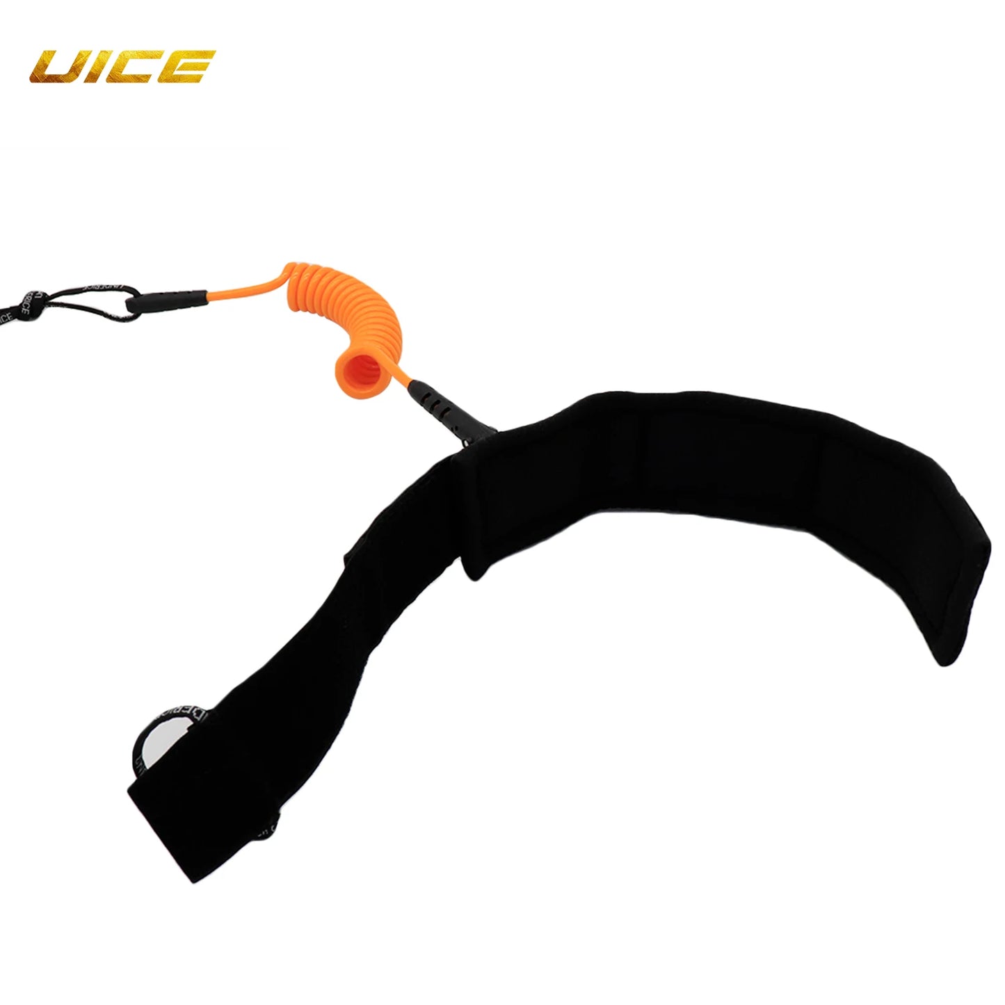 Surfboard Ankle Leash 5.5mm 5FT Surf Leash Surfing Elastic Coiled SUP Paddle Leash Super Strong Webbing Surf Leg Rope