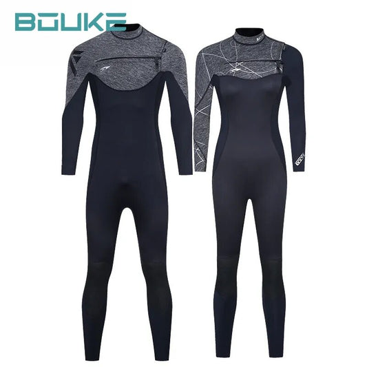 Premium 3MM Neoprene Wetsuit Men Women Surf Scuba Diving Suit Keep Warm Surf Fishing Spearfishing Kitesurf Women WetSuit