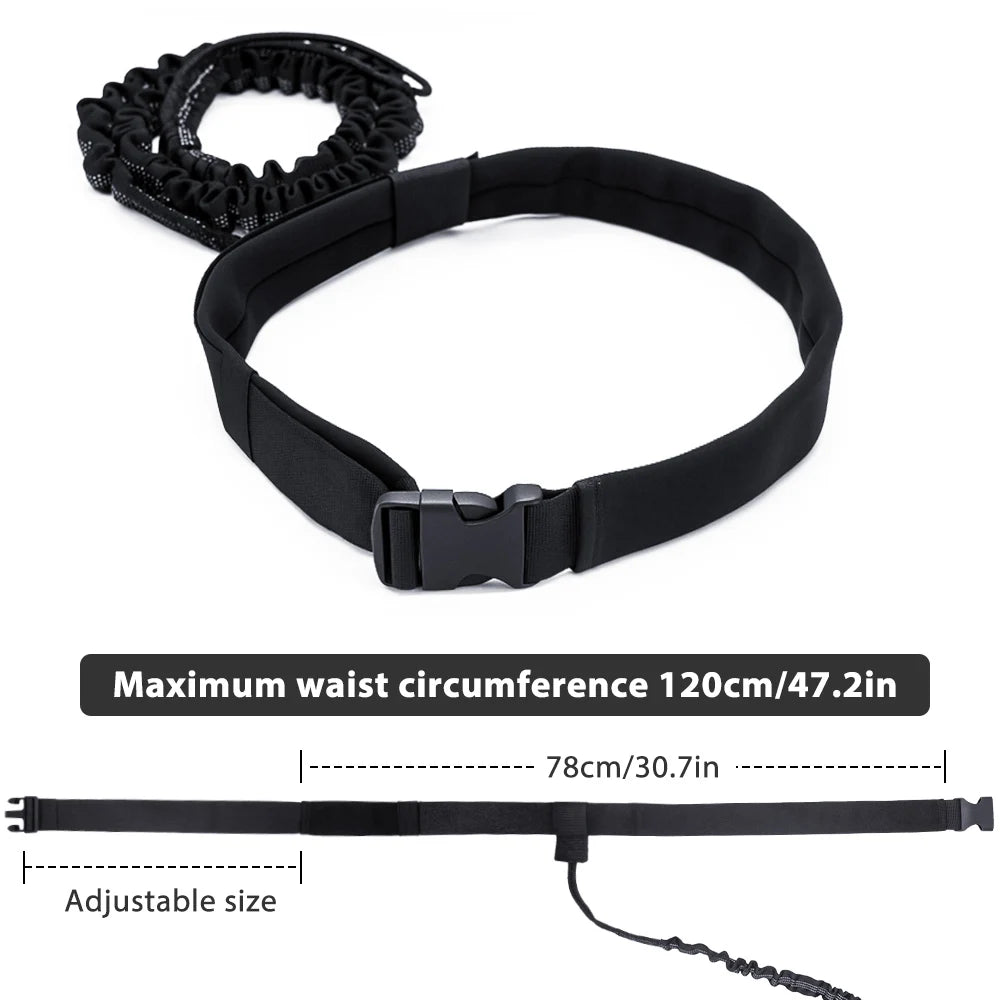 Wing Foil Hydrofoil SUP Board Surf Waist Belt Coiled Leash 10Ft Wingboard Hydrofoil Wing SUP Paddle Board Rope