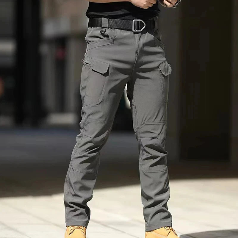 New Tactical Cargo Pants Elastic Outdoor Work Trousers Casual Autumn Waterproof Outdoor Hiking Multi-pocket Wear-resistant Pant