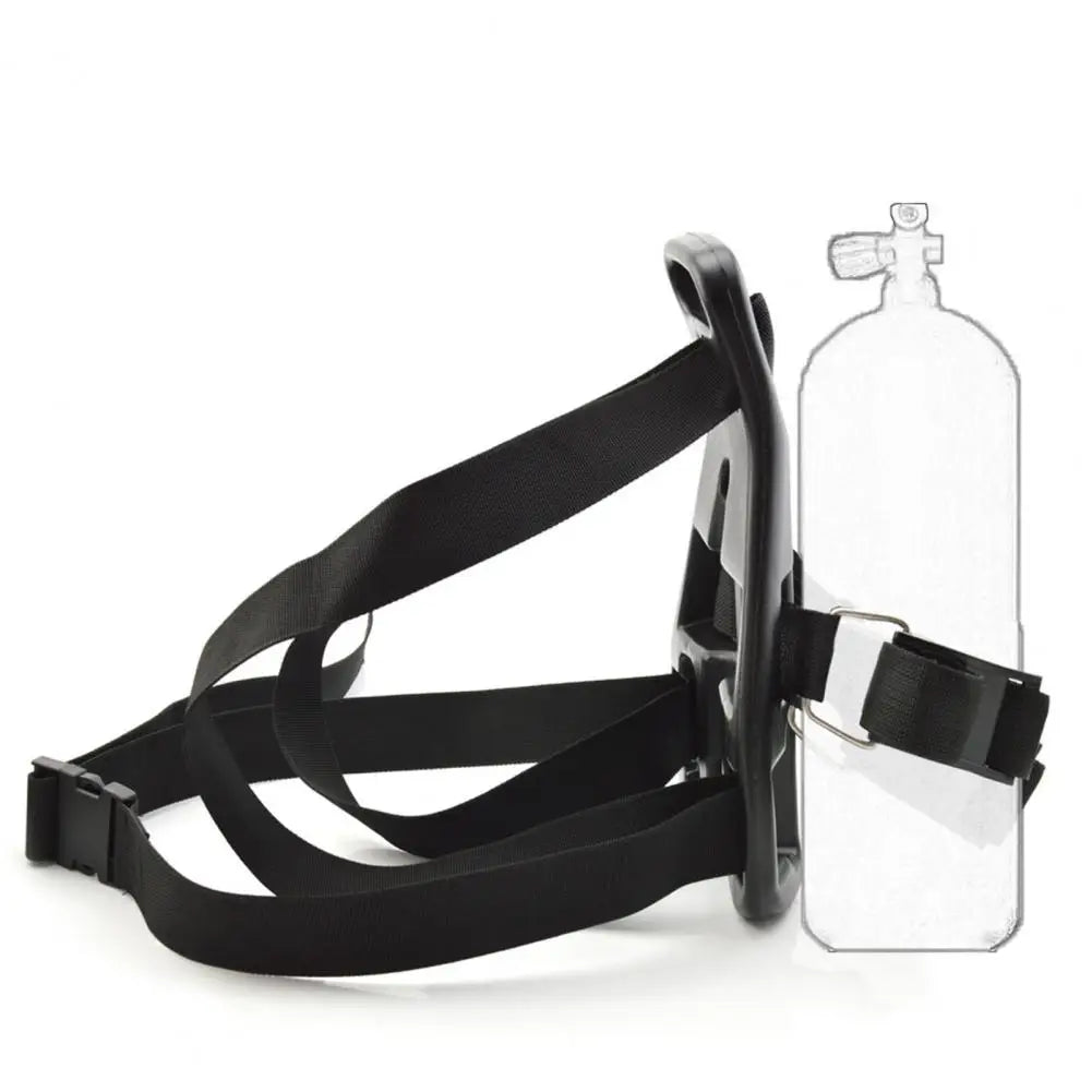 Diving Tank Bracket Safe Oxygen Cylinder Support Diving Tank Holder Nylon Diving Tank Backpack for Under Water Sports