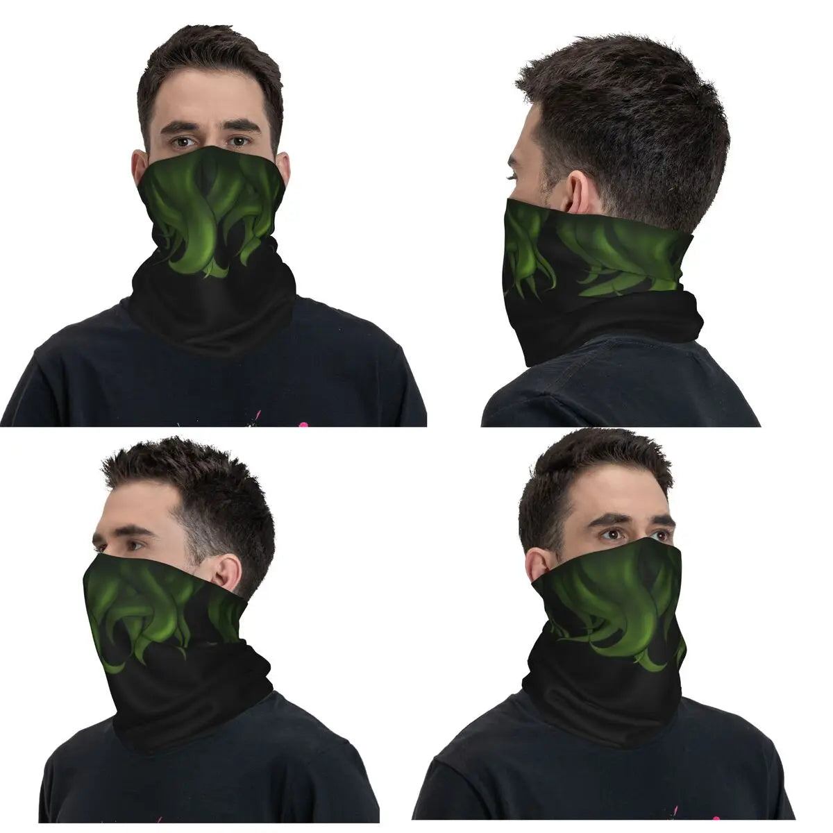 Cthulhu Mask Bandana Neck Cover Printed Face Scarf Multi-use FaceMask Outdoor Sports For Men Women Adult Windproof