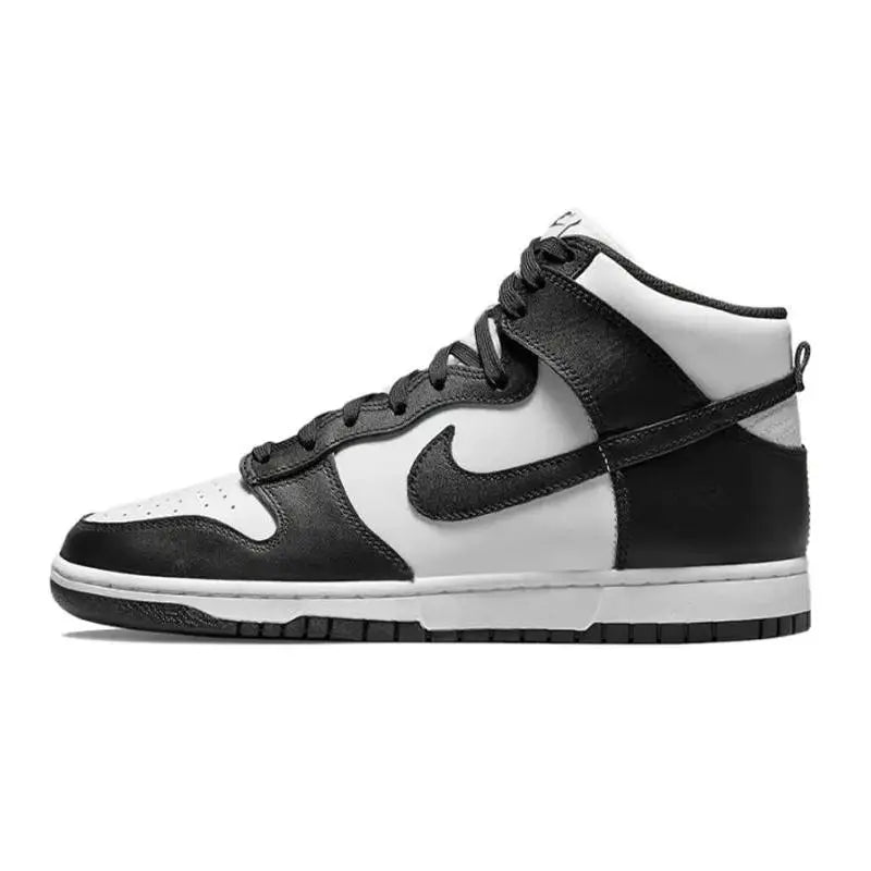 【Customize】Nike Dunk Skateboarding Shoes Men High-top White/black Sneakers shoes DD1399-105