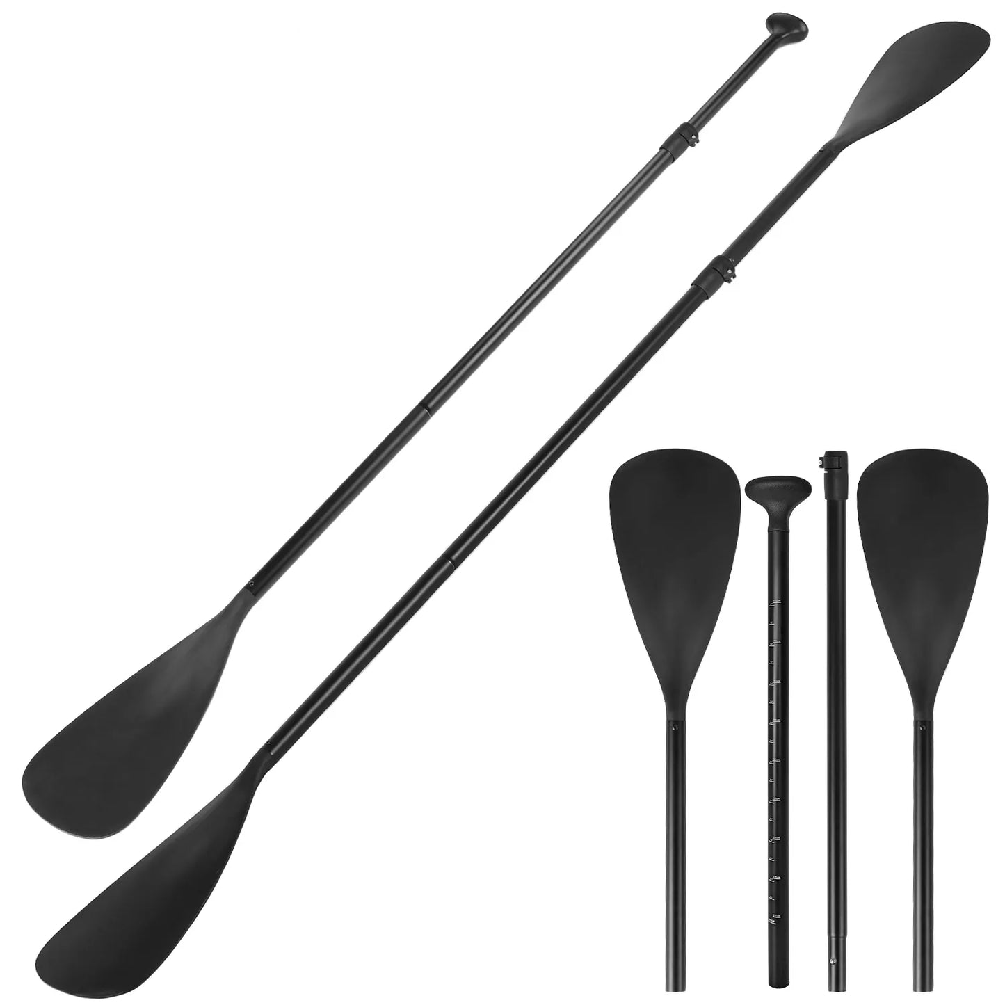 4-Piece Dual Purpose Adjustable SUP Paddle Kayak Boat Stand Up Paddle Board kayak accessories