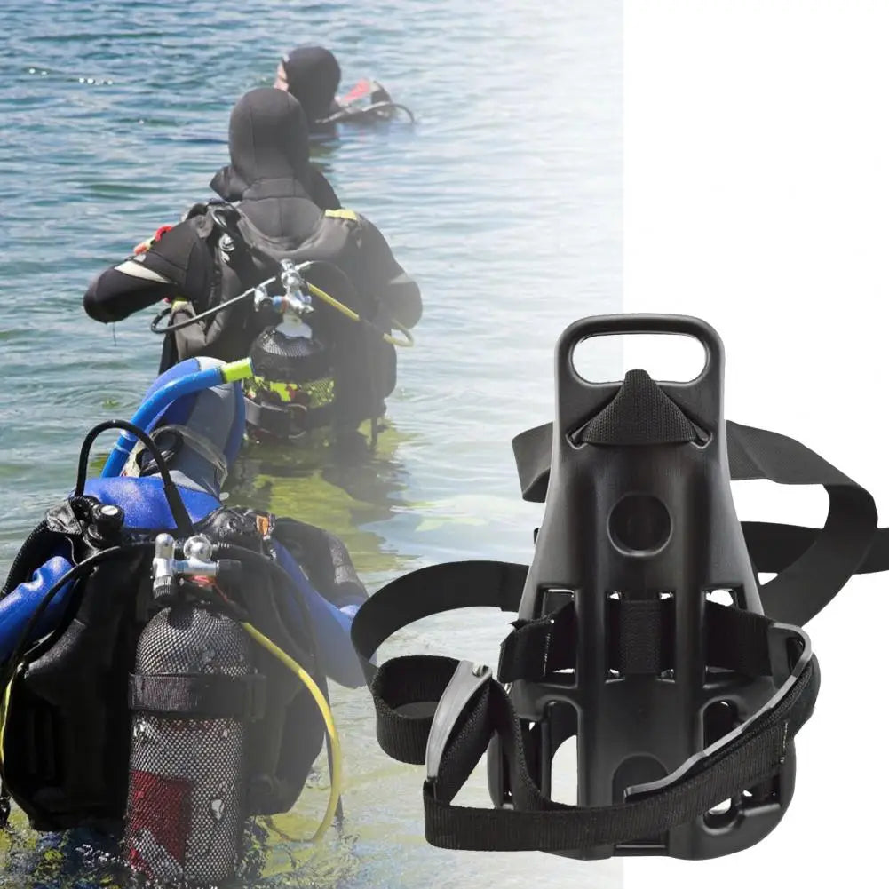 Diving Tank Bracket Safe Oxygen Cylinder Support Diving Tank Holder Nylon Diving Tank Backpack for Under Water Sports