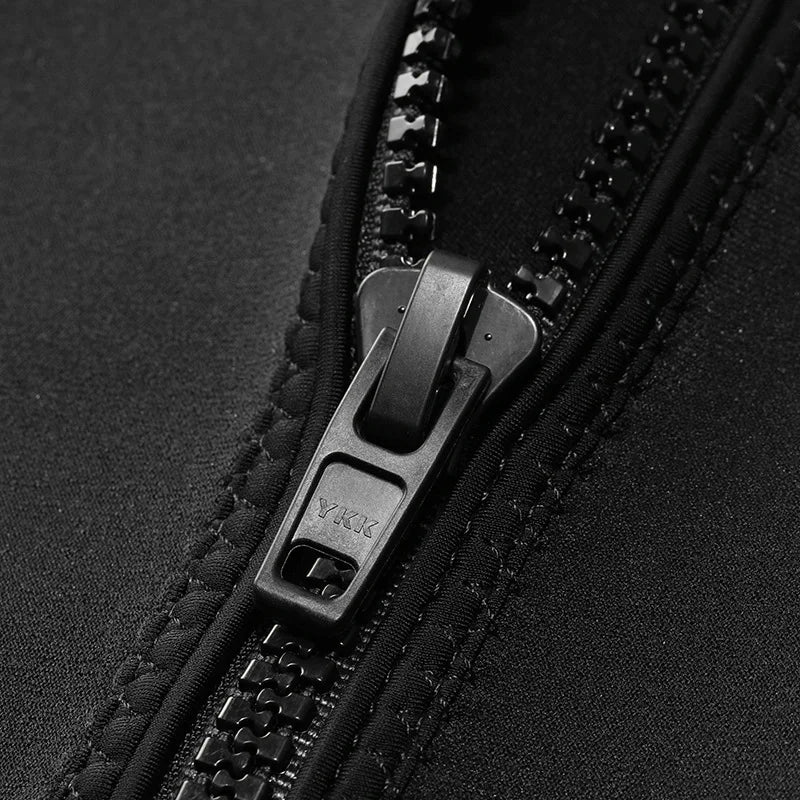 Men's 1.5mm Neoprene Hooded Diving Top Long Sleeves Wetsuit Jacket Split Sun Protection Anti-jellyfish Surfing Swimming Swimsuit