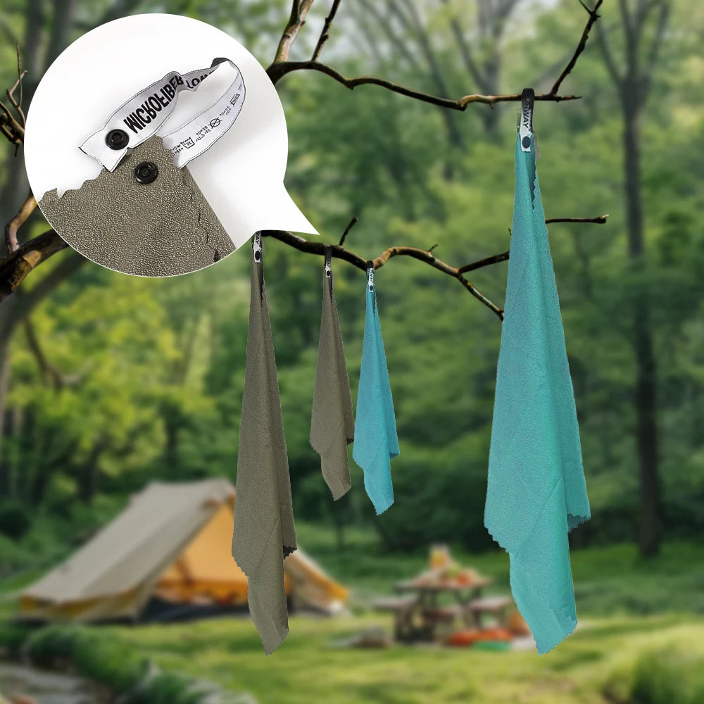 Quick-drying Lightweight Absorbent Travel Towel Swim Towels for Sports Camping and Hiking Are Soft and Super Absorbent