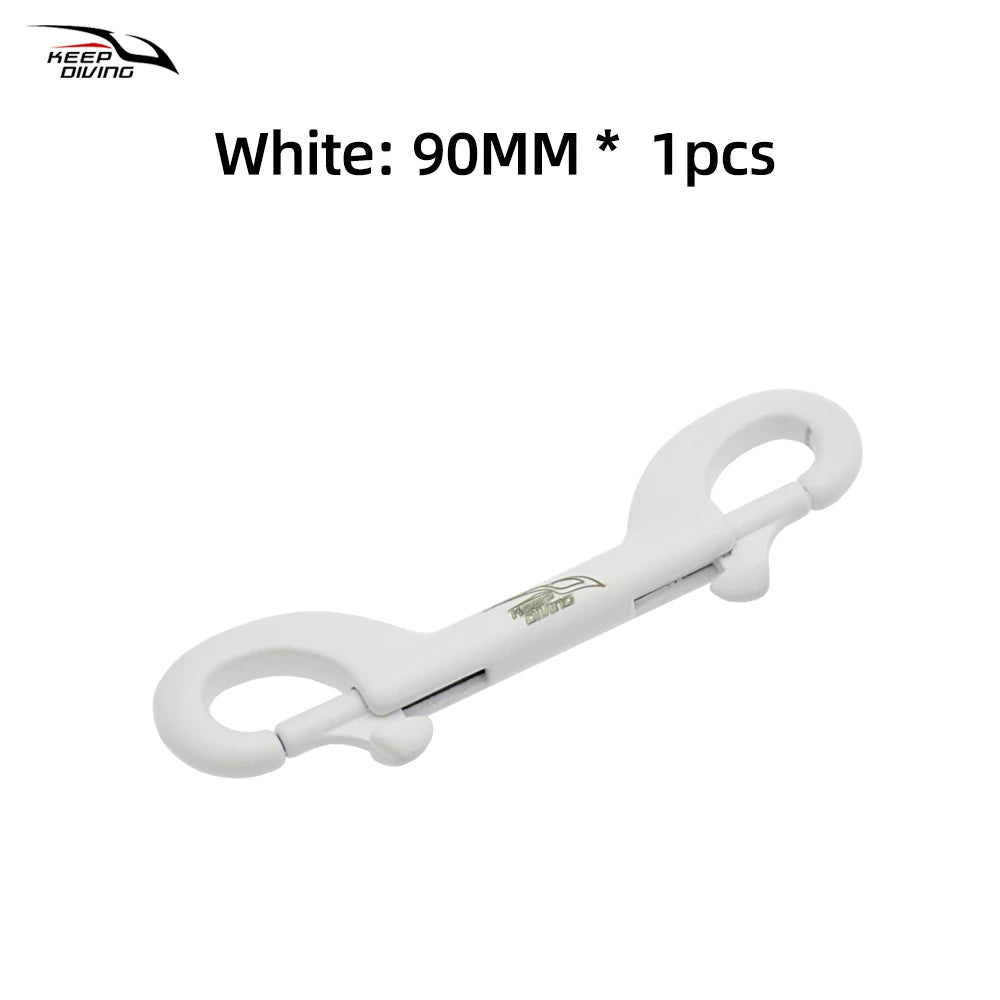1 PCS KEEP DIVING 316 Stainless Steel Scuba Diving Double Ended Hook Accessory For Equipment BCD Chioce Snap Bolt kit Quick Draw