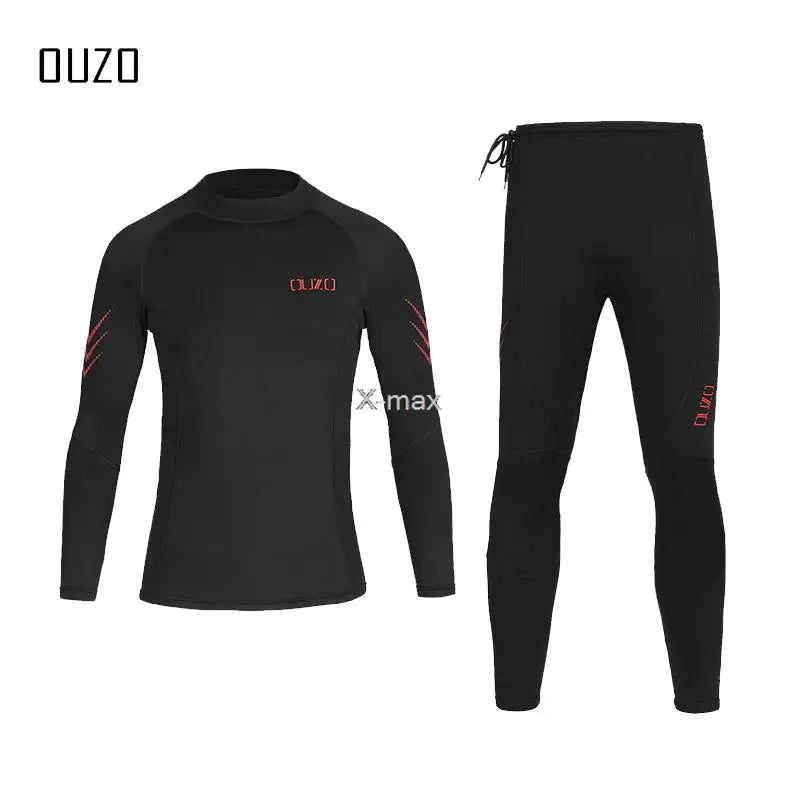 Winter 1.5MM Men Wetsuit Neoprene Underwater Kitesurf Surf Surfing Spearfishing Jacket Pants Clothes Wet Suit