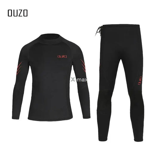 Winter 1.5MM Men Wetsuit Neoprene Underwater Kitesurf Surf Surfing Spearfishing Jacket Pants Clothes Wet Suit