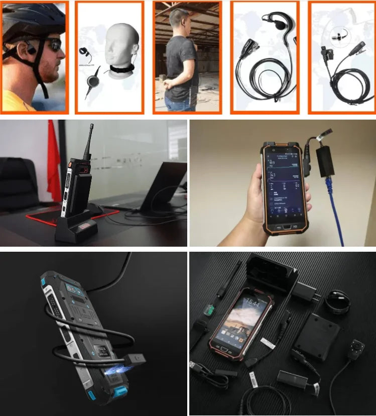 Aoro M5 Bluetooth 4.0 dmr uhf radios de comunicacion walkie talkie antenna fdd rugged smartphone price